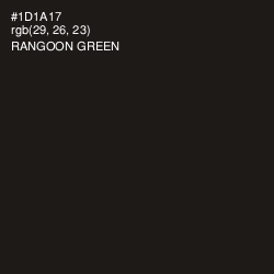 #1D1A17 - Rangoon Green Color Image